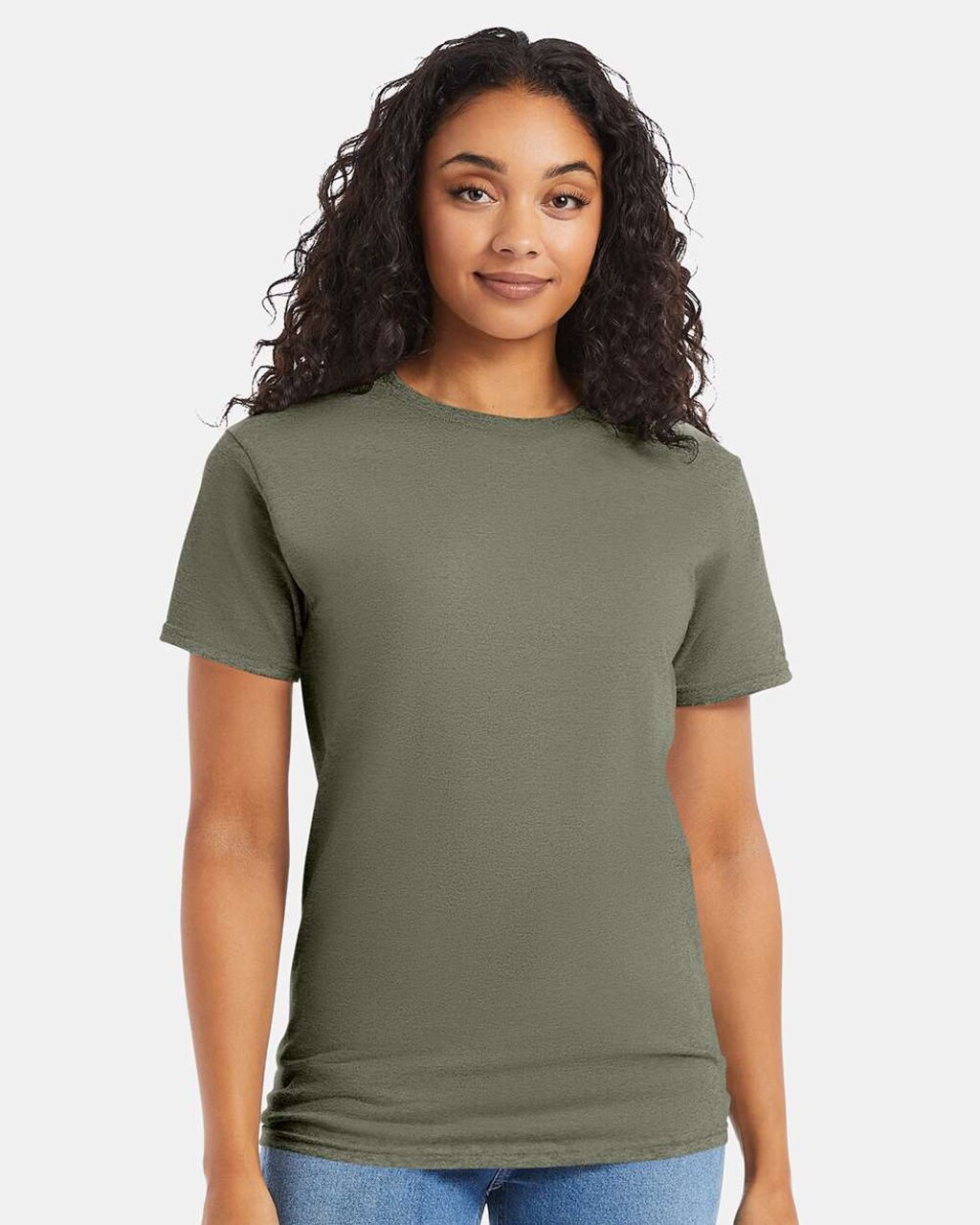 Hanes Unisex Classic Fit Crewneck Cotton T Shirt For Everyday Casual Tee